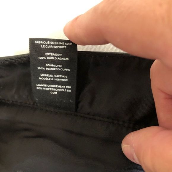 Helmut Lang leather mini skirt - Picture 6 of 14